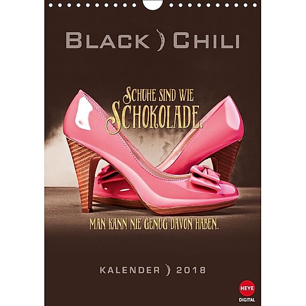 Black Chili (Wandkalender 2018 DIN A4 hoch), SHEEPWORLD AG