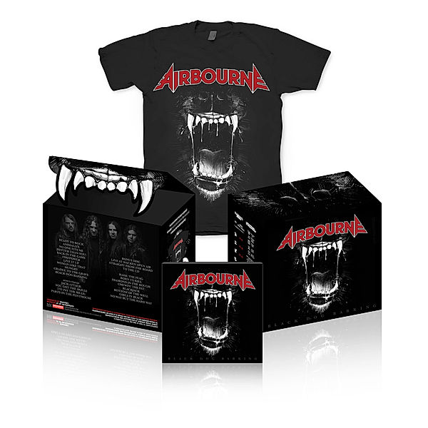 Black Dog Barking (CD + T-Shirt Größe L), Airbourne