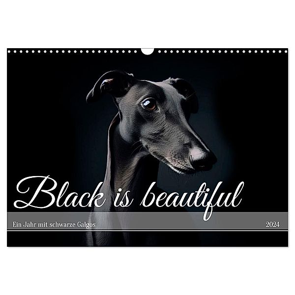 Black is beautiful (Wandkalender 2024 DIN A3 quer), CALVENDO Monatskalender, Calvendo, Andrea Redecker