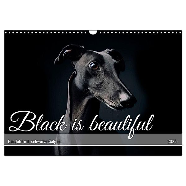 Black is beautiful (Wandkalender 2025 DIN A3 quer), CALVENDO Monatskalender, Calvendo, Andrea Redecker
