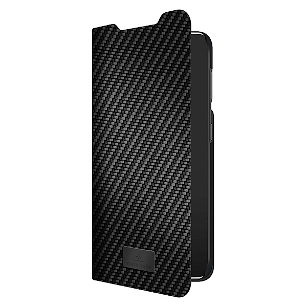 Black Rock Booklet Flex Carbon für Samsung Galaxy S22 (5G), Schwarz