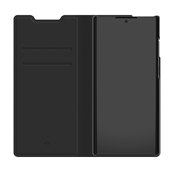 Black Rock Booklet The Classic für Samsung Galaxy S22 Ultra (5G), Schwarz