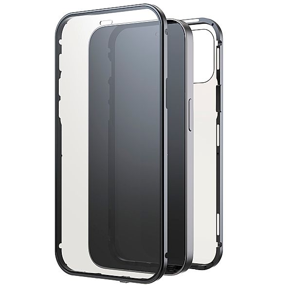 Black Rock Cover 360° Glass für Apple iPhone 12/12 Pro, Schwarz