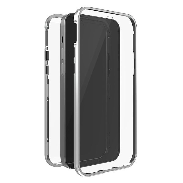 Black Rock Cover 360° Glass für Apple iPhone 12/12 Pro, Silber