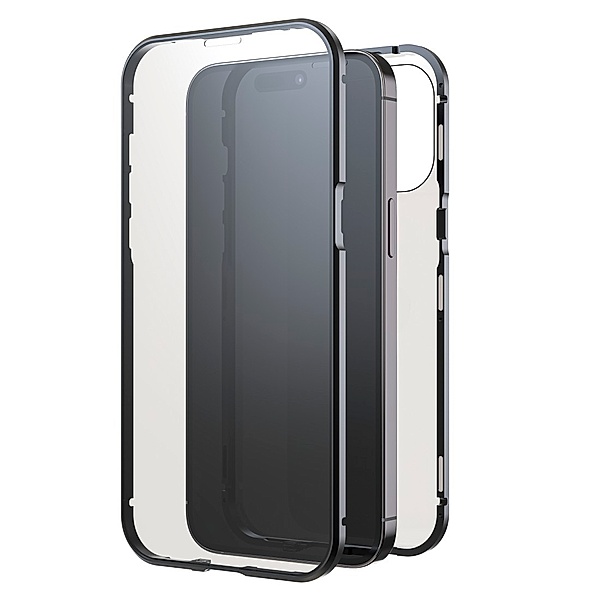 Black Rock Cover 360° Glass für Apple iPhone 14 Pro Max, Schwarz