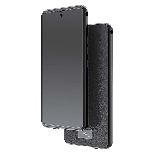 Black Rock Cover 360° Glass für Samsung Galaxy A54 5G, Premium Leather, Schwarz