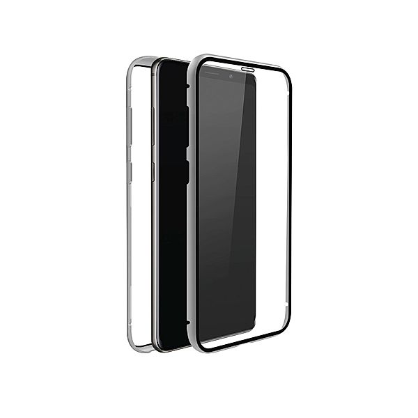 Black Rock Cover 360° Glass für Samsung Galaxy S9, Silber