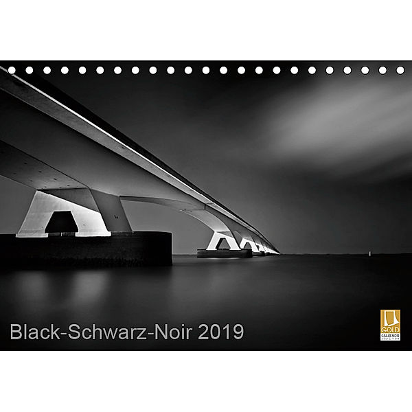 Black-Schwarz-Noir 2019 (Tischkalender 2019 DIN A5 quer), Lichtformwerk/Arnd Gottschalk