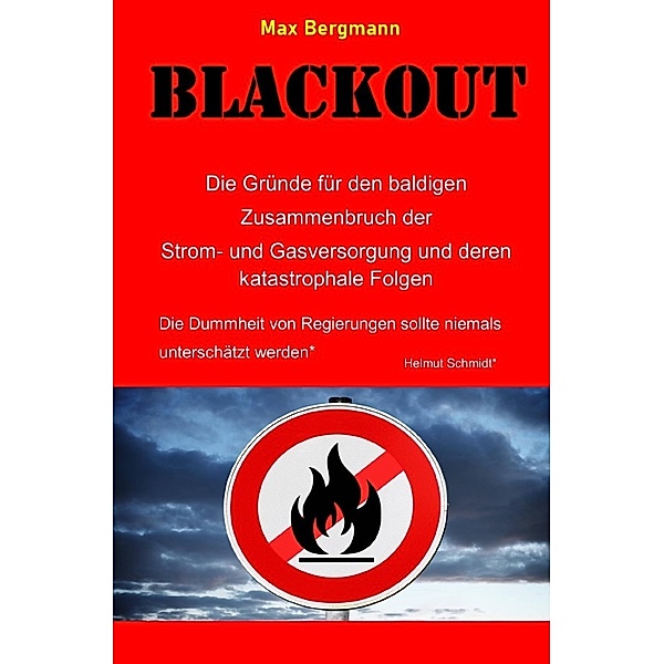 BLACKOUT   Die Gründe für den baldigen Zusammenbruch der Strom- und Gasversorgung un deren katastrophale Folgen, Max Bergmann