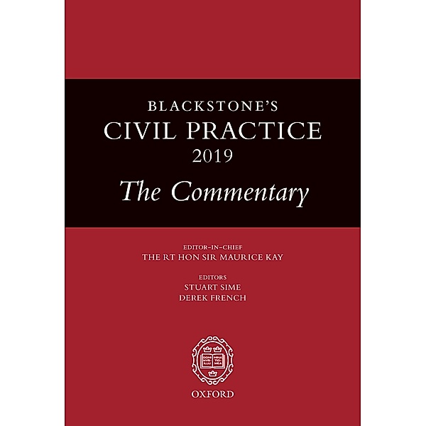 Blackstone's Civil Practice 2019: The Commentary