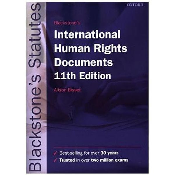 Blackstone's International Human Rights Documents, Alison Bisset