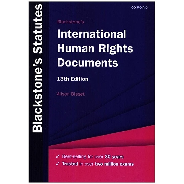 Blackstone's International Human Rights Documents, Alison Bisset