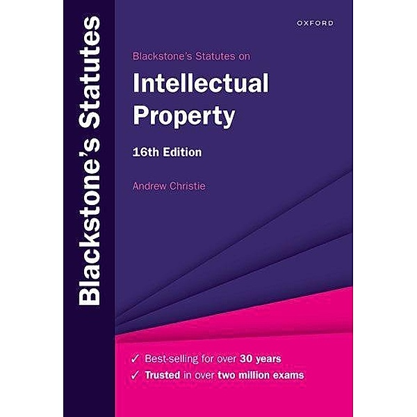 Blackstone's Statutes on Intellectual Property, Andrew Christie