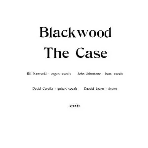 Blackwood (Vinyl), The Case
