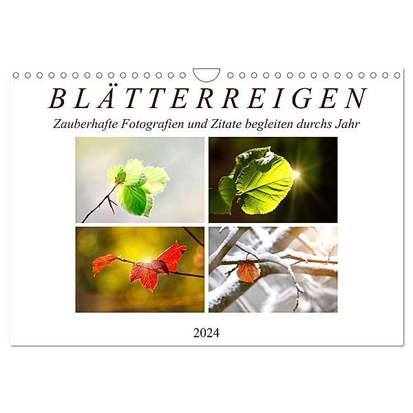 Blätterreigen (Wandkalender 2024 DIN A4 quer), CALVENDO Monatskalender, Sabine Löwer