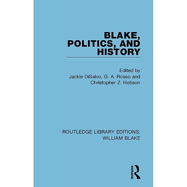 Blake, Politics, and History