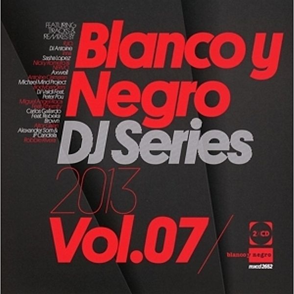 Blanco Y Negro Dj Series 2013 Vol.7, Diverse Interpreten