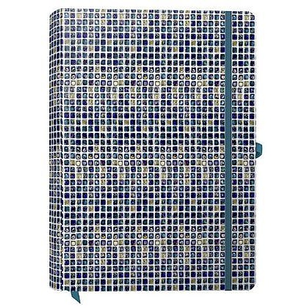 Blankbook - Mosaik blau