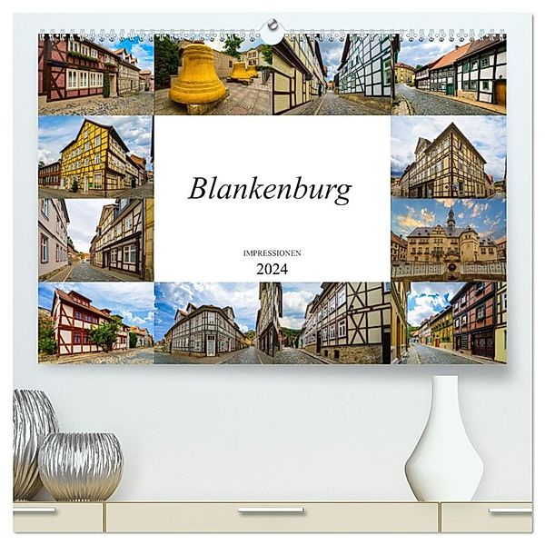 Blankenburg Impressionen (hochwertiger Premium Wandkalender 2024 DIN A2 quer), Kunstdruck in Hochglanz, Dirk Meutzner