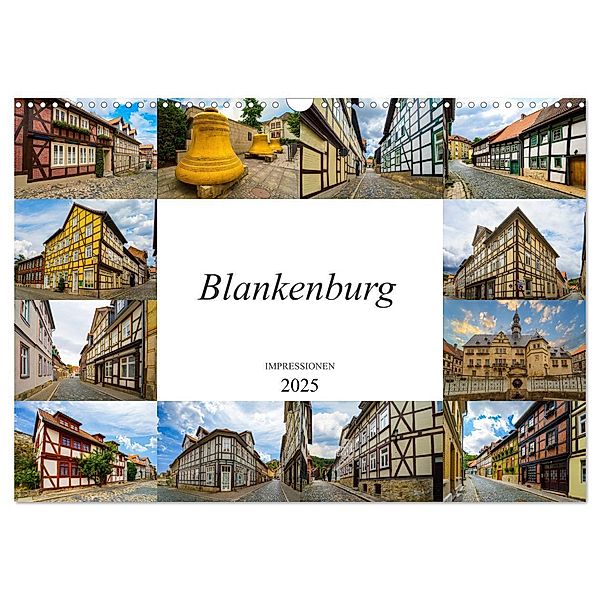 Blankenburg Impressionen (Wandkalender 2025 DIN A3 quer), CALVENDO Monatskalender, Calvendo, Dirk Meutzner