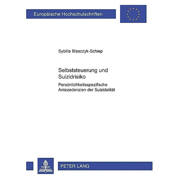 Blasczyk-Schiep, S: Selbststeuerung und Suizidrisiko, Sybilla Blasczyk-Schiep