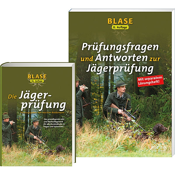 BLASE - Die Jägerprüfung + BLASE - Prüfungsfragen und Antworten zur Jägerprüfung, 2 Teile