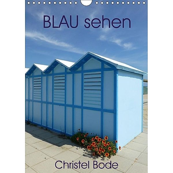 BLAU sehen (Wandkalender 2017 DIN A4 hoch), Christel Bode