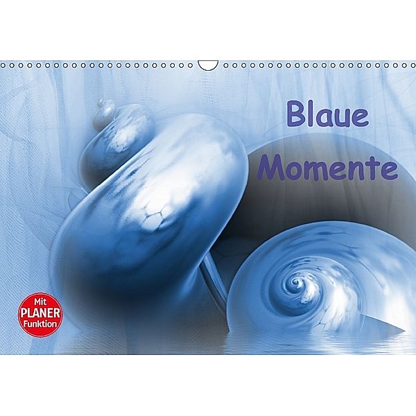 Blaue Momente (Wandkalender 2018 DIN A3 quer) Dieser erfolgreiche Kalender wurde dieses Jahr mit gleichen Bildern und ak, Claudia Burlager