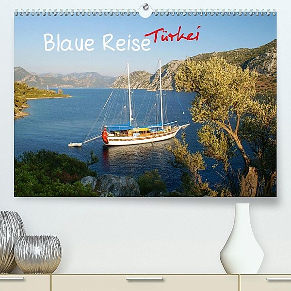 Blaue Reise Türkei (Premium, hochwertiger DIN A2 Wandkalender 2020, Kunstdruck in Hochglanz), Lars Meinicke