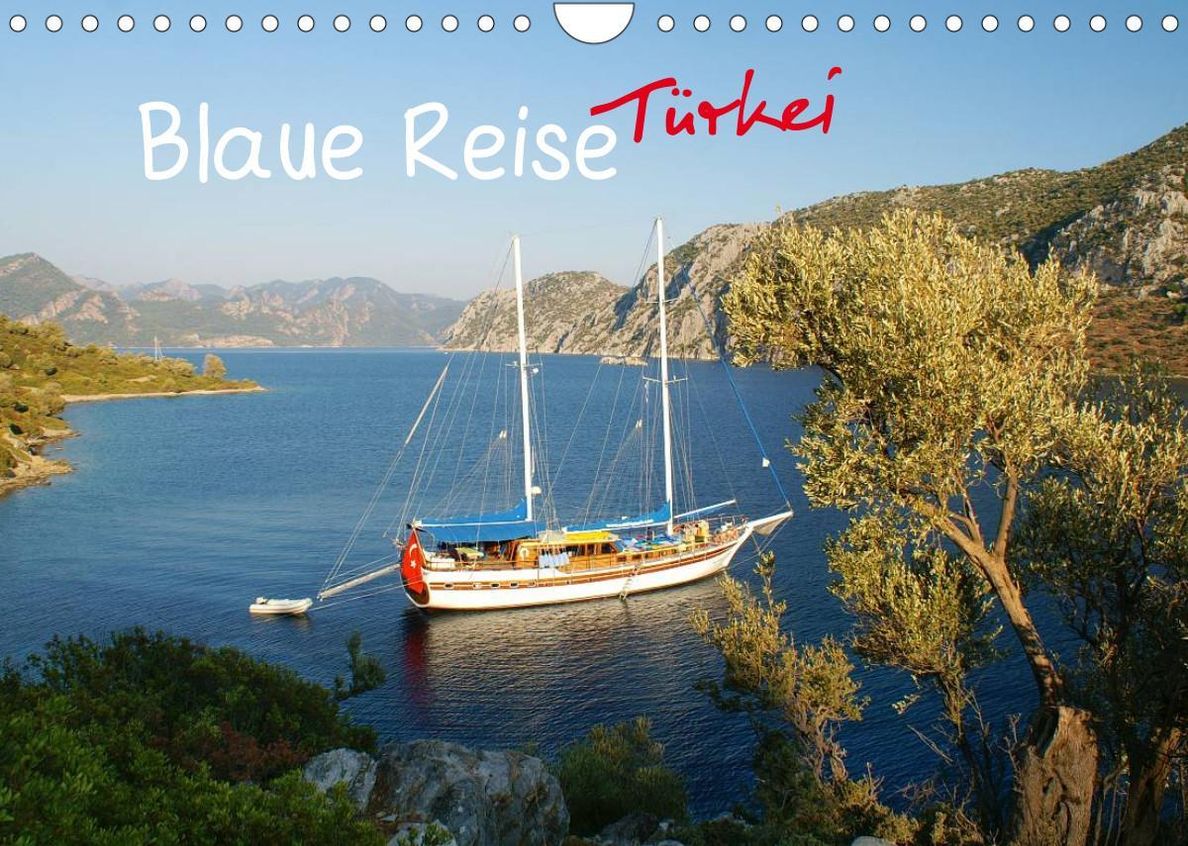 Blaue Reise Türkei Wandkalender 2023 DIN A4 quer - Kalender bestellen