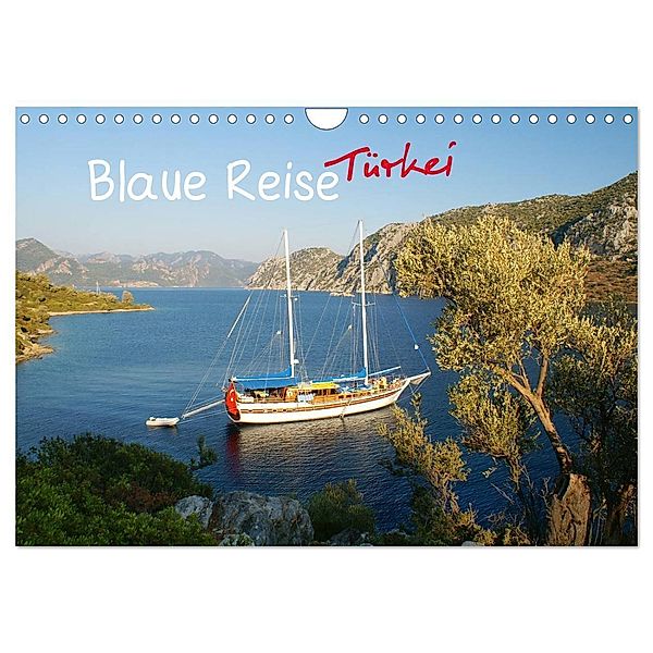 Blaue Reise Türkei (Wandkalender 2024 DIN A4 quer), CALVENDO Monatskalender, Lars Meinicke