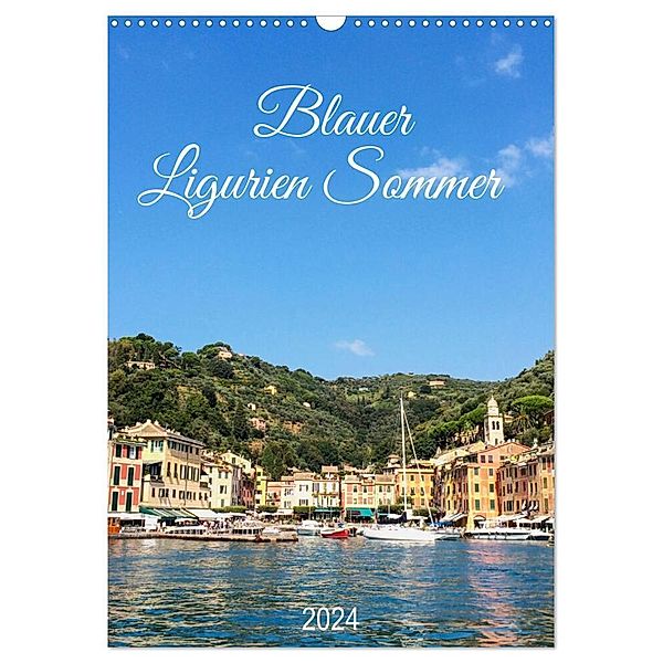 Blauer Ligurien Sommer (Wandkalender 2024 DIN A3 hoch), CALVENDO Monatskalender, Gaby Wojciech