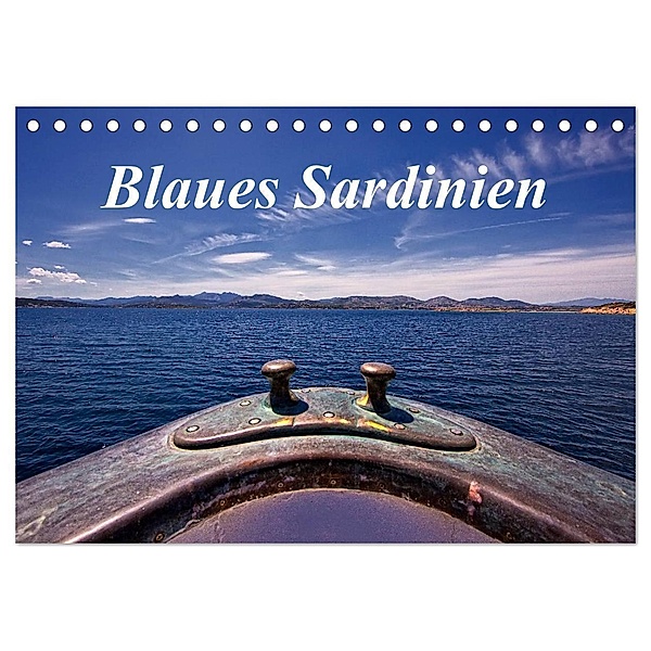 Blaues Sardinien (Tischkalender 2024 DIN A5 quer), CALVENDO Monatskalender, Petra Voss