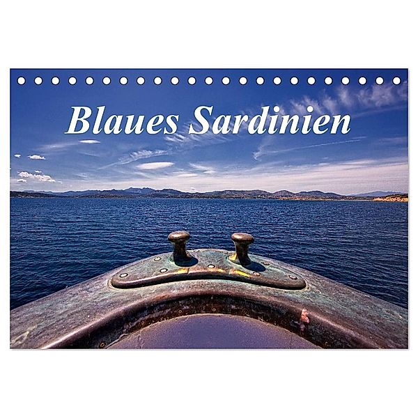 Blaues Sardinien (Tischkalender 2024 DIN A5 quer), CALVENDO Monatskalender, Petra Voß