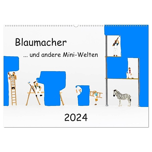 Blaumacher ... und andere Mini-Welten (Wandkalender 2024 DIN A2 quer), CALVENDO Monatskalender, Michael Bogumil