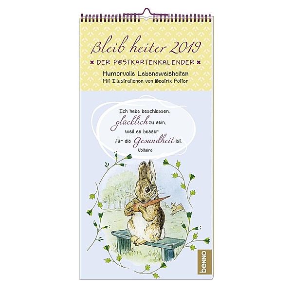 Bleib heiter 2019 - Der Postkartenkalender