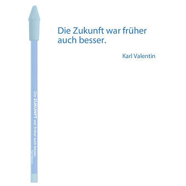 Bleistift blau, Karl Valentin