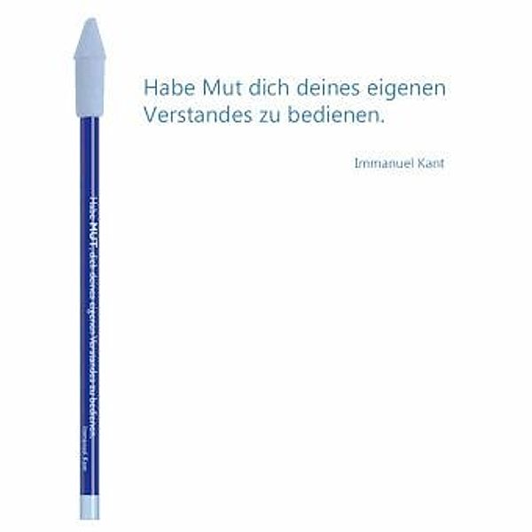 Bleistift dunkelblau, Immanuel Kant