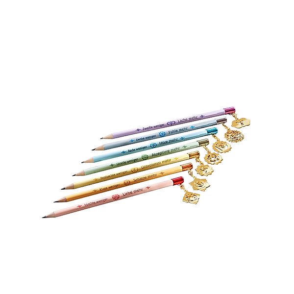 Bleistift-Set Chakra, 7er-Set