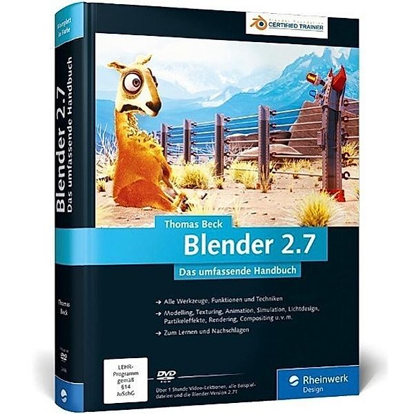 Blender 2.7, m. DVD-ROM, Thomas Beck