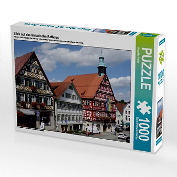 Blick auf das historische Rathaus (Puzzle), Angelika keller