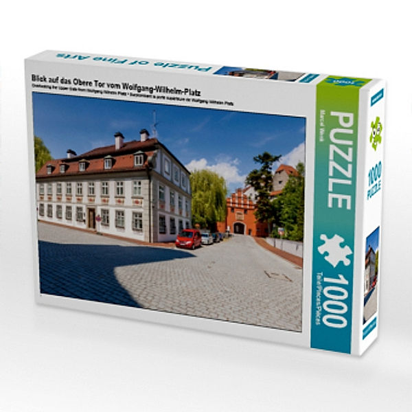 Blick auf das Obere Tor vom Wolfgang-Wilhelm-Platz (Puzzle), Marcel Wenk