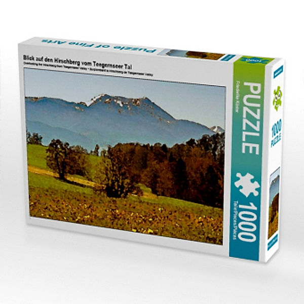 Blick auf den Hirschberg vom Teegernseer Tal (Puzzle), Friederike Küster