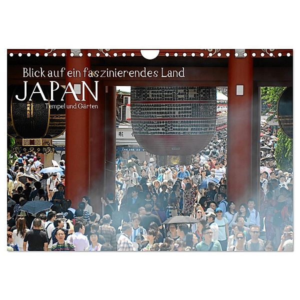 Blick auf ein faszinierendes Land - Japan 2024 (Wandkalender 2024 DIN A4 quer), CALVENDO Monatskalender, Jörg Bechtold