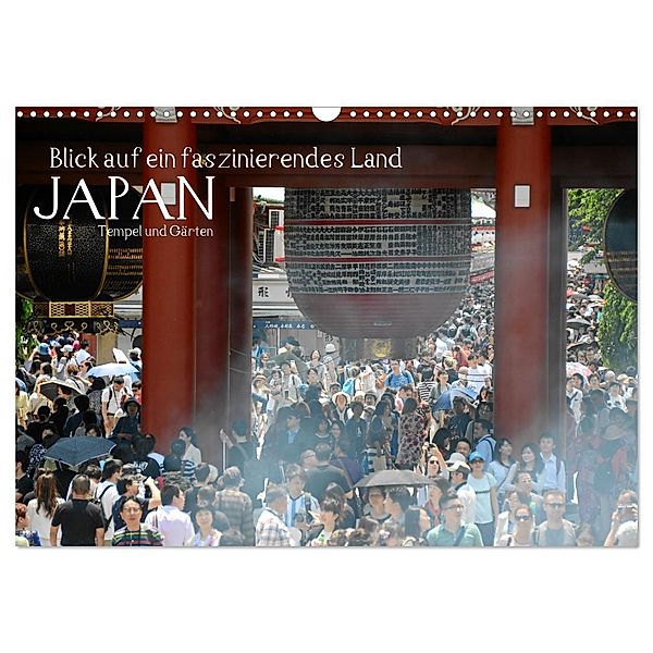 Blick auf ein faszinierendes Land - Japan 2024 (Wandkalender 2024 DIN A3 quer), CALVENDO Monatskalender, Jörg Bechtold