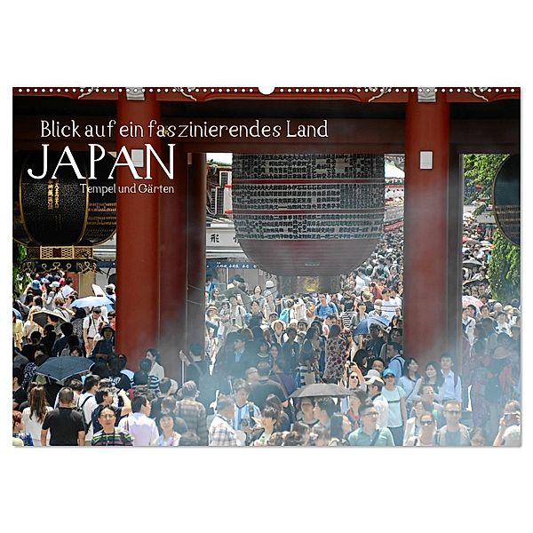Blick auf ein faszinierendes Land - Japan 2024 (Wandkalender 2024 DIN A2 quer), CALVENDO Monatskalender, Jörg Bechtold
