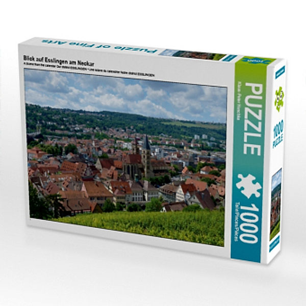 Blick auf Esslingen am Neckar (Puzzle), Klaus-Peter Huschka