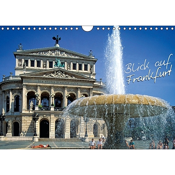 Blick auf Frankfurt (Wandkalender 2014 DIN A4 quer)
