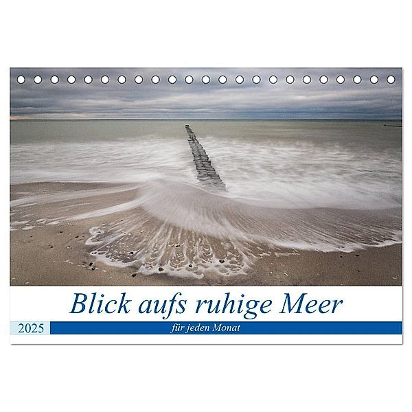 Blick aufs ruhige Meer (Tischkalender 2025 DIN A5 quer), CALVENDO Monatskalender, Calvendo, Anne-Barbara Bernhard