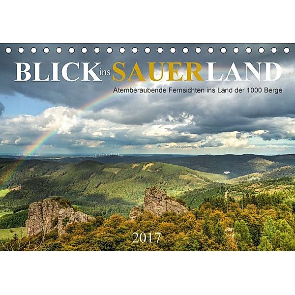 Blick ins Sauerland (Tischkalender 2017 DIN A5 quer), Heidi Bücker